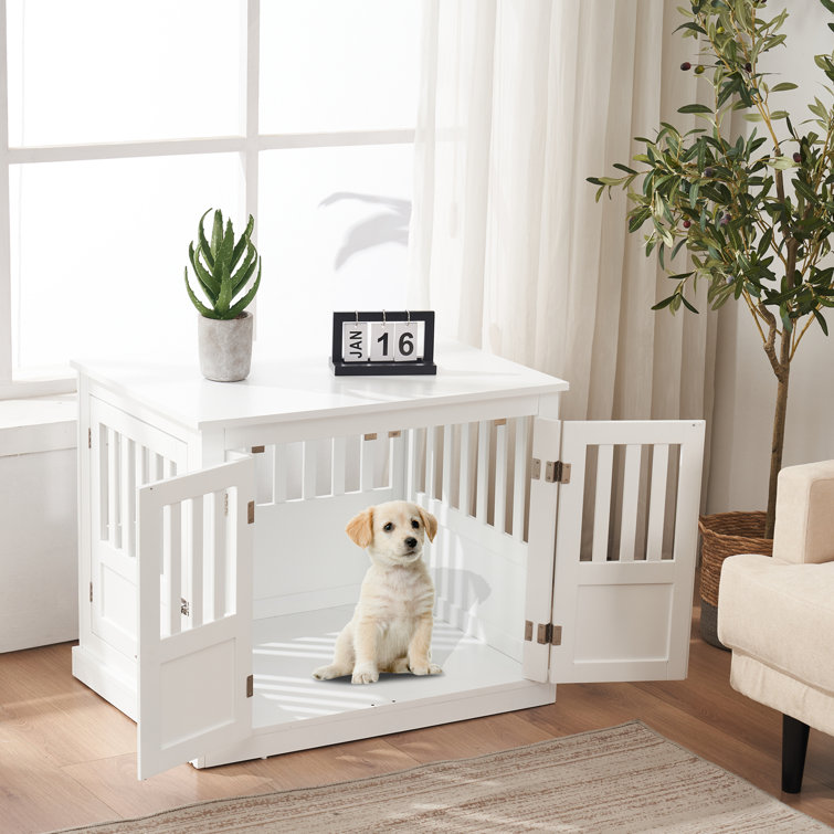 Tucker Murphy Pet™ Furniture Style Dog Crate End Table, Wooden Dog